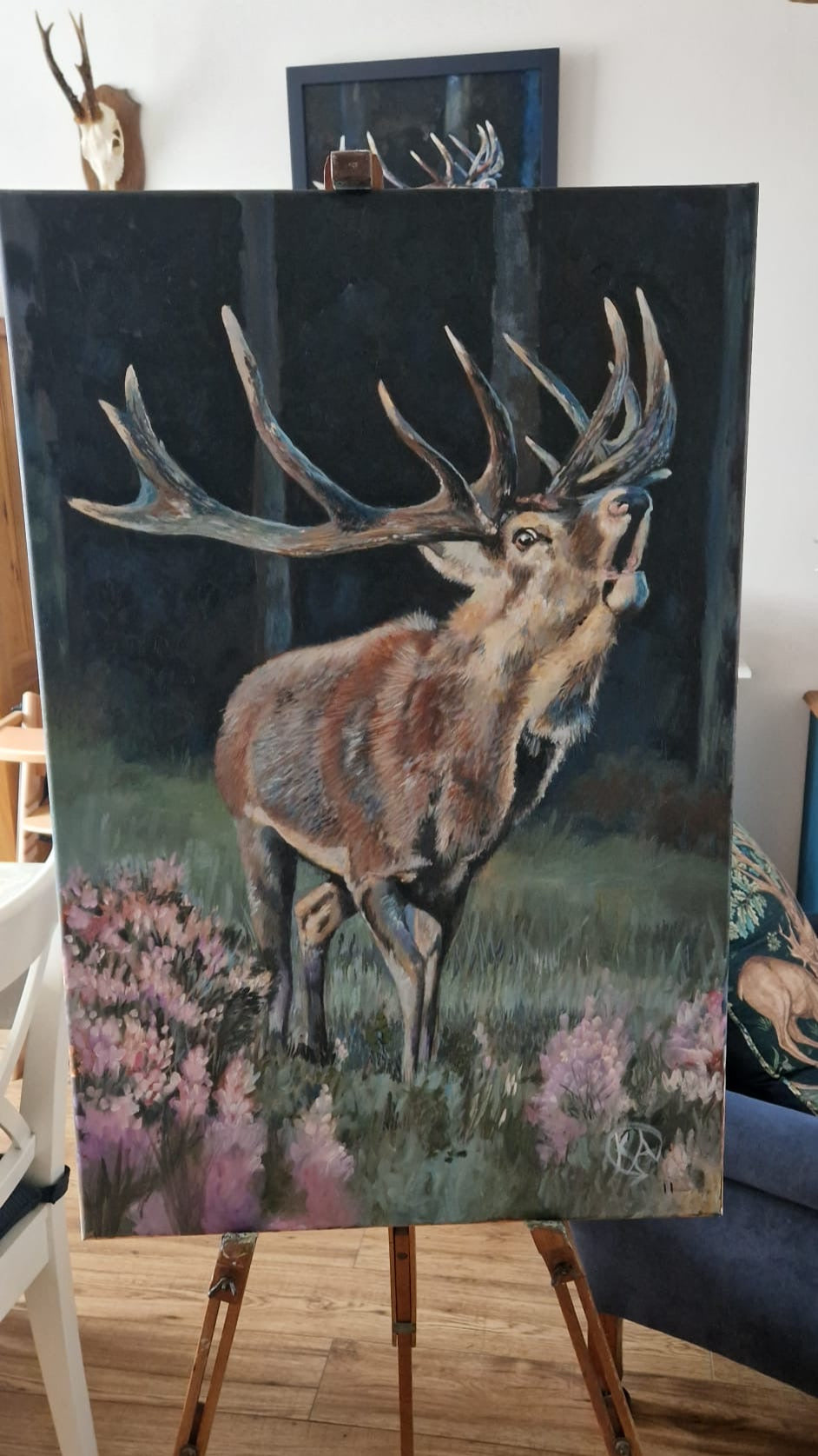 Roaring Red Stag (Original)